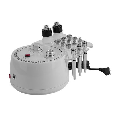 White Professional 3 In 1 Mini Diamond Microdermabrasion Machine Dermabrasion Facial Peel Vacuum Spray Machine No Irritation