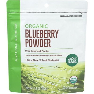 Whole Foods Market, Organic Blueberry Powder, 4 oz
