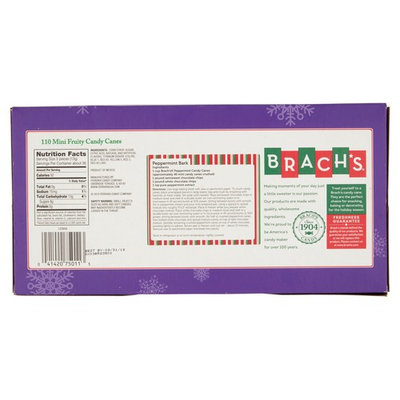 Brach's Fruity Candy Canes, 0.15 oz, 110 ct