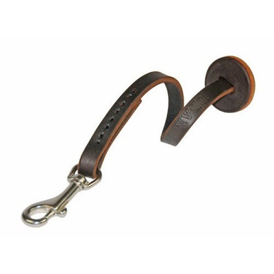 Dean and Tyler Hand Control Dog Leash, Brown 3-Feet with Stainless Steel Hardware