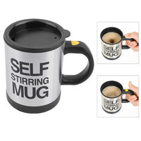High Quality Stainless Plain Chef Buddy Self Stirring Coffee Hot Chocolate