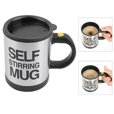 High Quality Stainless Plain Chef Buddy Self Stirring Coffee Hot Chocolate