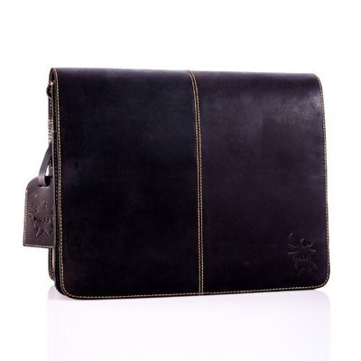Fine Leather Medium Size Messenger Bag Shoulder Bag MM2