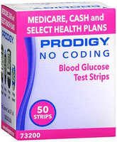 Prodigy No Coding Blood Glucose Test Strips - 50 strips