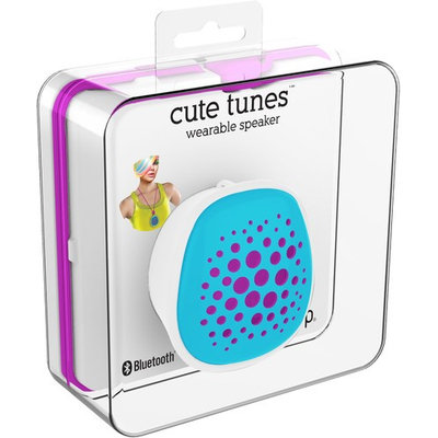 Zeikos Ihip Cute Wearable Bluetooth Speaker Teal