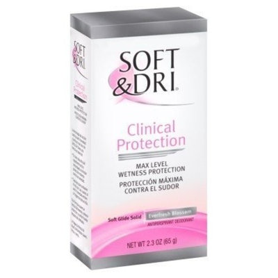 Soft & Dri Clinical Protection Everfresh Deodorant 2.3 oz. Box (Pack of 6) by Soft & Dri