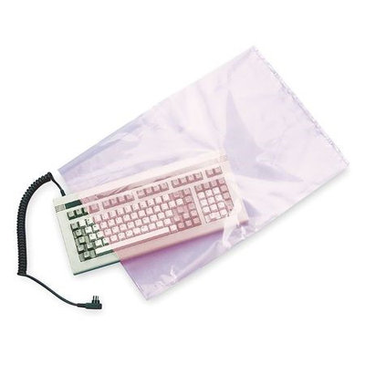 Value Brand 2EWK6 Antistatic Lay Flat Poly Bag, 6InL, PK2000