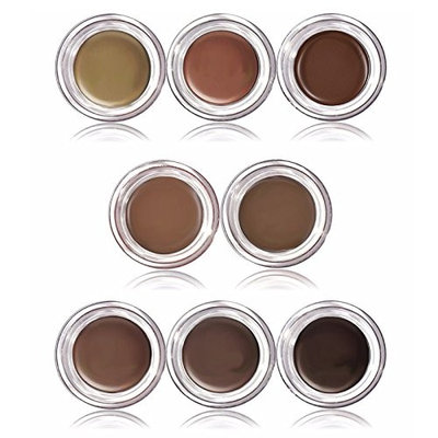 VERONNI 8-color natural dyed ointment glass box loaded eyebrows do not bloom waterproof lasting(Pack of 48)