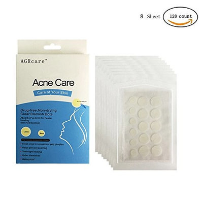 AGRCARE Acne Pimple Master Patch, Hydrocolloid Absorbing Dressing Bandages Cover Patch Clear Acne Stickers