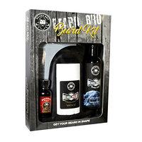 Ultimate Beard Kit, included The Beard Bro Beard Shaping Tool, Bourbon Beard Oil, Tobacco Vanilla Beard Balm, Sweet Whiskey Beard Wash