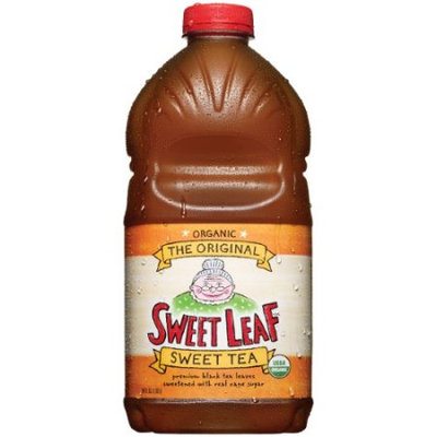 Sweet Leaf USDA Organic Iced Tea - Original Sweet Tea, 64 Oz (plastic) (Case of 8)