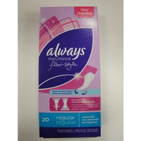 Always thin/mince Flexi-Style regular 20 ct. Pantiliners Unscented