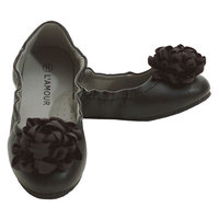L'Amour Black Slip On Ballet Dress Shoes Toddler 5-Little Girls 4