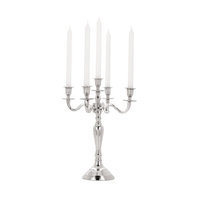 Torre & Tagus Venice Aluminum Candelabra, 16-Inch Short