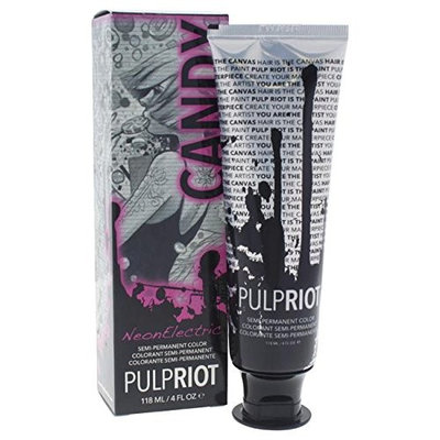 PULP RIOT SEMI PERMANENT HAIR COLOR NEON ELECTRIC CANDY - 4oz