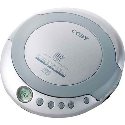COBY Slim Personal CD Player With Anti-Skip Protection