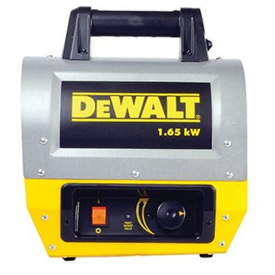 Dewalt F340635 1.65 kW 5,630 BTU Electric Forced Air Portable Heater