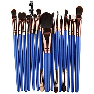 Makeup Brushes Set - BSGSH 15 Pcs Makeup Brush Set Cosmetics Foundation Blending Blush Eye Shadow Concealer Face Powder Brush Makeup Brush Kit