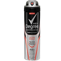Degree Men MotionSense Dry Spray Antiperspirant, Active Shield 3.80 oz (Pack of 10)