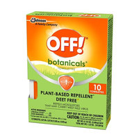 Off! Botanicals Insect Repellent Towelettes (10 ct)