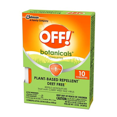 Off! Botanicals Insect Repellent Towelettes (10 ct)