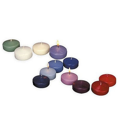 Weddingstar 4020-32 Colored Floating Candles- Navy Blue