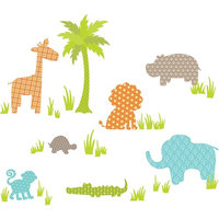 WallPops Jungle Friends Wall Decals
