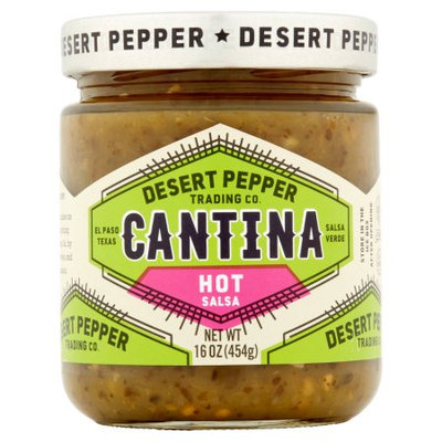 Desert Pepper Trading Company Desert Pepper, Salsa Cantina Hot Green, 16 Oz (Pack Of 6)