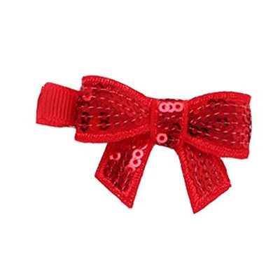 Child Babys Girls Sequins Bowknot Flower Hair Clip - 6 Colors