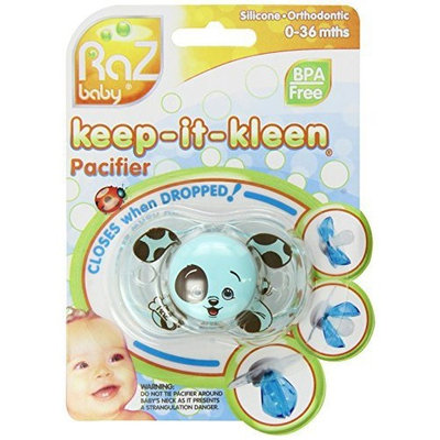 RaZbaby Keep-it-Kleen Pacifier - Percy Puppy by RaZbaby