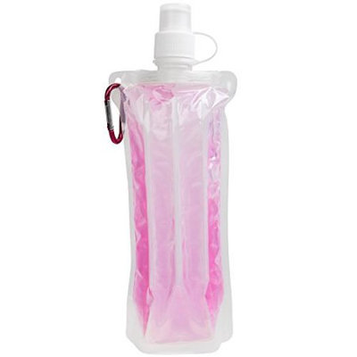 Jumbl Collapsible Gel-Freeze Cooler Drink Bottle - Red