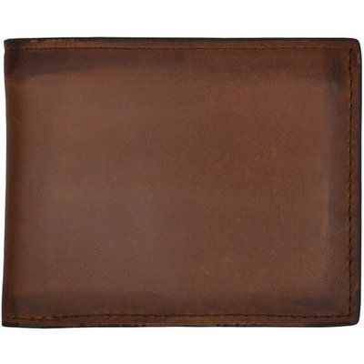 3D Brown Basic Bifold Wallet 27W614