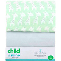 Child of Mine by Carter's Giraffe Family 2-Pack Fitted Crib Sheet