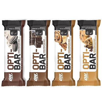 Optimum Nutrition High Protein Opti-Bar (12 Bars, Variety Pack)