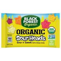 Ferrara Candy Company Black Forest Organic Sour Heads Candy, 2 Ounce Bag, Pack of 12