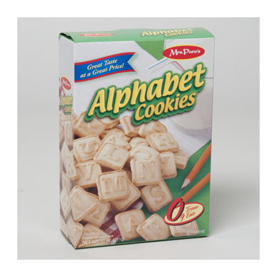Dollaritemdirect COOKIES BOXED ALPHABET 11 OZ. MRS. PURES, Case Pack of 12