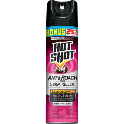 Hot Shot Pest Control 21.875 oz. Fresh Floral Roach and Ant Killer HG-36301