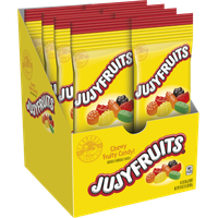Ferrara Candy Company Jujyfruits Chewy Candy, 3 Ounce Bag, Pack of 8