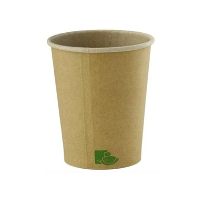 Packnwood 210GCZEN8 8 oz Zen Kraft Recyclable Paper Cups 3.15 x 3.6 in.