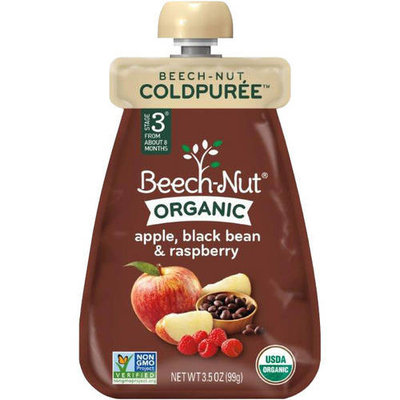 Beech-Nut Organic Stage 3 Apple, Black Bean & Raspberry Baby Food, 2 - 6pk Sleeves (12 Count)