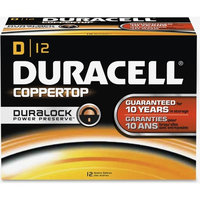 Duracell CopperTop D Batteries - D - Alkaline - 12 / Box