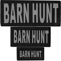 Dogline N0235-S-M Removable Velcro Patches Barn Hunt Small & Medium