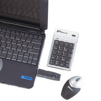 Asus Targus PAKP003U Wireless Keypad and Mouse - Keypad - Wireless - 17 - Mouse