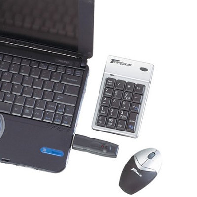 Asus Targus PAKP003U Wireless Keypad and Mouse - Keypad - Wireless - 17 - Mouse