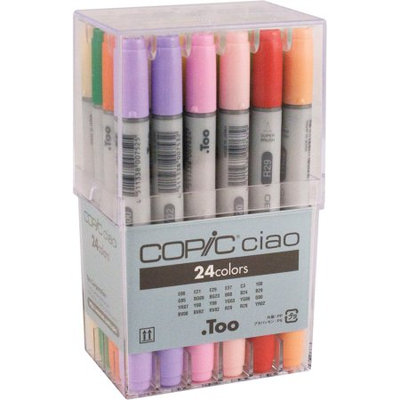 Copic IB24 Ciao 24-Marker Set Basic
