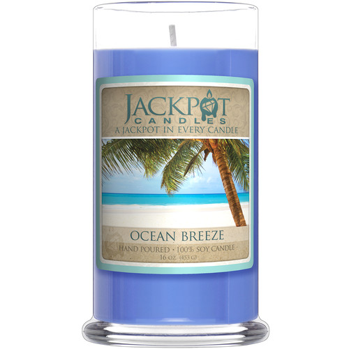 Ocean Breeze Candle with Ring Inside (Surprise Jewelry Valued at