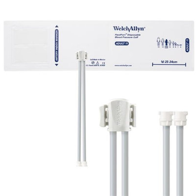 Welch Allyn WEL SOFT-11-2MQ Flexiport Blood Pressure Cuff for Locking Connector Adult - Pack of 20