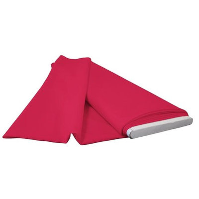 LA Linen PopBolt-5Yrd-FuchsiaP49 5 Yards Polyester Poplin Flat Fold Fuchsia