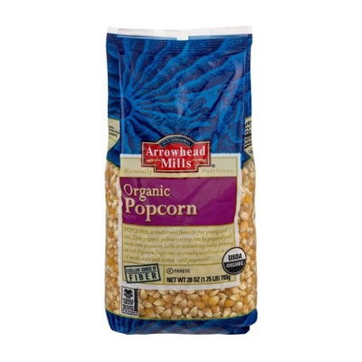 Hain Celestial Arrowhead Mills Organic Popcorn, Yellow, 28 Oz