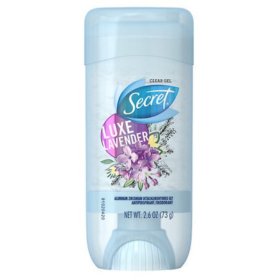 Secret Scent Expressions Clear Gel Women's Antiperspirant & Deodorant Lavender 2.6 oz.(pack of 2)